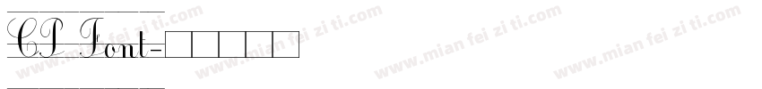 CP Font字体转换